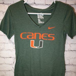 Miami Hurricanes‎ nike shirt XS